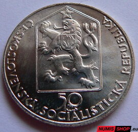 50 Kčs ČSSR 1989 - Železnica Břeclav - Brno
