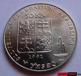 50 Kčs ČSFR 1991 - Karlovy Vary
