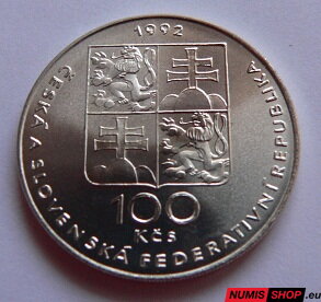 100 Kčs ČSFR 1992 - Lidice a Ležáky