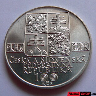 100 Kčs ČSFR 1993 - Muzeálna spoločnosť