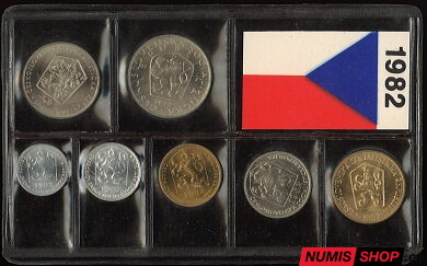 Sada mincí ČSSR 1982