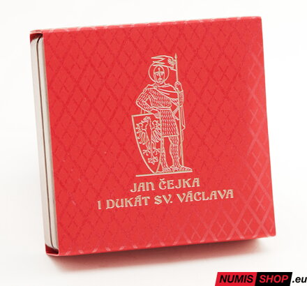 ČSR - Svätováclavský 1-dukát - Ján Čejka - 2023 (variant s postavou)