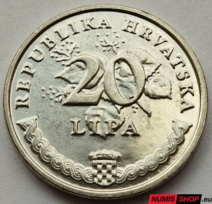 Chorvátsko - 20 lipa - 2017 - UNC