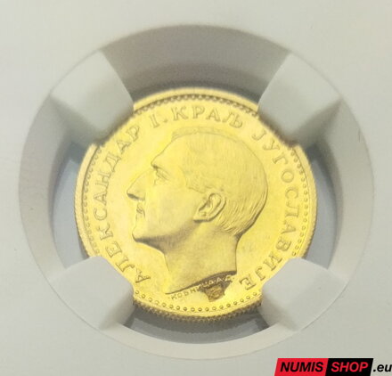 Kráľovstvo Juhoslávia - 1 dukát - 1932 corn - Graded MS 61
