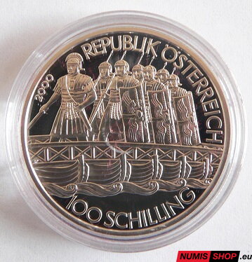 Rakúsko - 2000 - 100 Schilling - Rímska ríša - PROOF