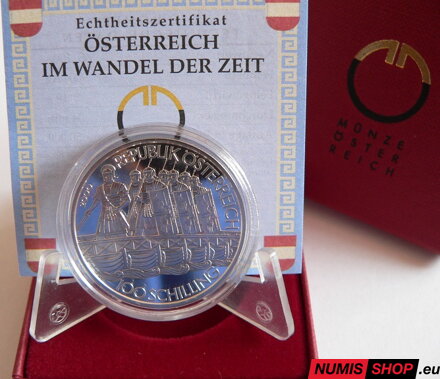 Rakúsko - 2000 - 100 Schilling - Rímska ríša - PROOF