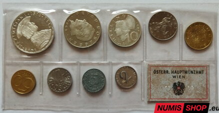 Rakúsko - sada 1969 - proof (10 + 25 + 50 schilling Ag) - Maximilian I.