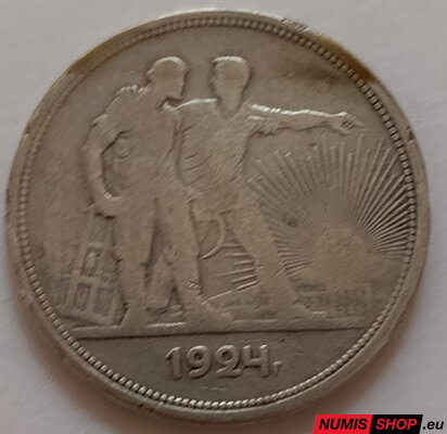 Rusko (ZSSR) - 1924 - 1 rubeľ (Ag 900)