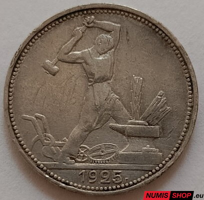 Rusko (ZSSR) - 1925 - 50 kopejok (Ag 900)