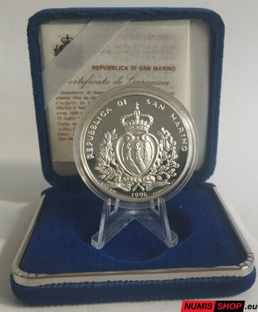 San Maríno - 10 000 lír - 1996 - Euro - PROOF
