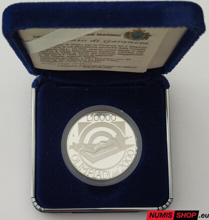 San Maríno - 10 000 lír - 1999 - OH Sydney 2000 - PROOF