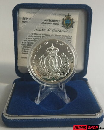 San Maríno - 10 000 lír - 2001 - World Congress of Chambers of Commerce - PROOF