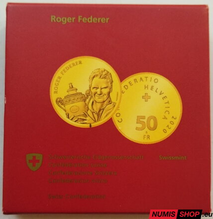 Švajčiarsko 2020 - 50 frank - Roger Federer