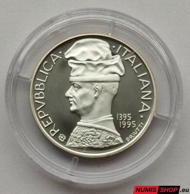 5000 lír Taliansko - 1995 - Pisanello - proof 5000 lír Taliansko - 1995 - Pisanello - proof