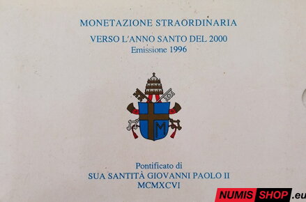Vatikán - 2 x 10 000 lír - 1996 - Svätý rok - Anno Santo - PROOF