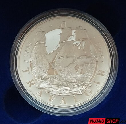 5 pounds Veľká Británia - 2005 - The battle of Trafalgar - PROOF
