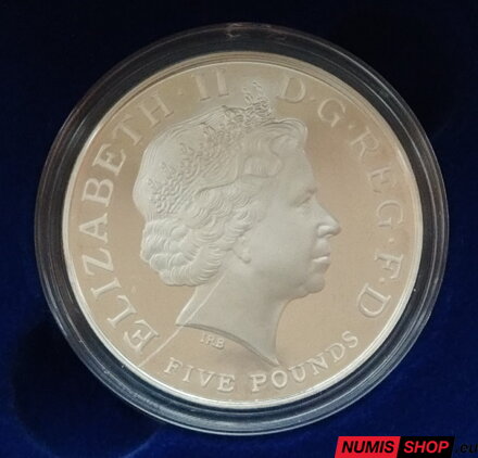 5 pounds Veľká Británia - 2005 - The battle of Trafalgar - PROOF