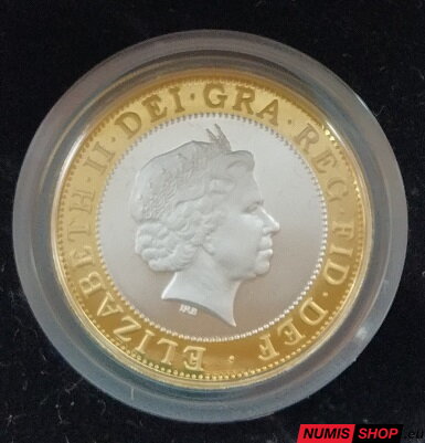 2 silver pounds Veľká Británia - 2007 - Act of Union - PROOF