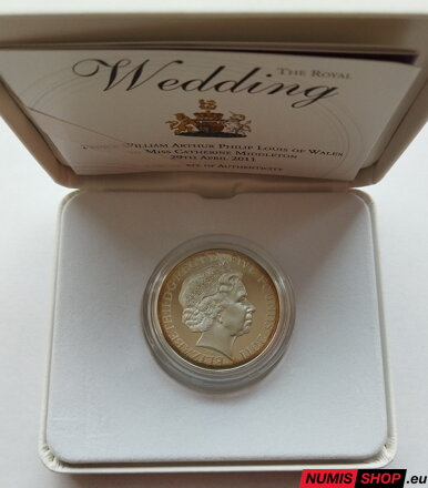 5 pounds Veľká Británia - 2011 - Wedding - William and Catherine - PROOF