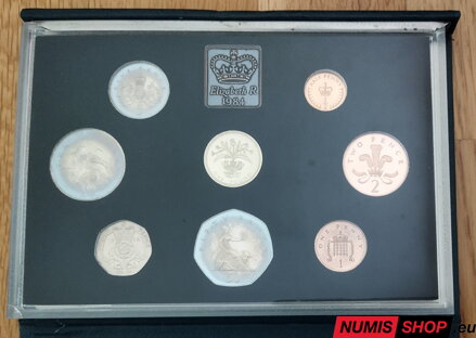 Sada Veľká Británia 1984 proof