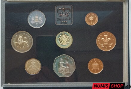 Sada Veľká Británia 1983 PROOF