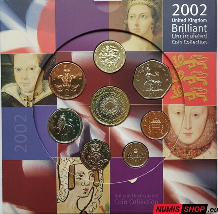 Sada Veľká Británia 2002 BU