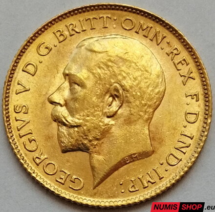 Veľká Británia - Half sovereign - 1913