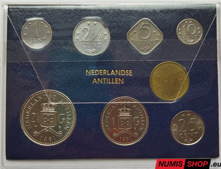 Holandské Antily - sada mincí 1981 - UNC