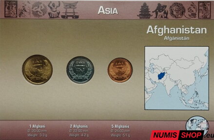 Afganistan - sada mincí mix - UNC