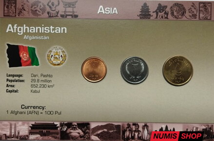 Afganistan - sada mincí mix - UNC