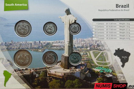 Brazília - sada mincí mix - UNC