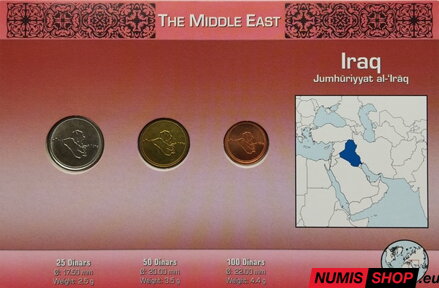 Irak - sada mincí mix - UNC