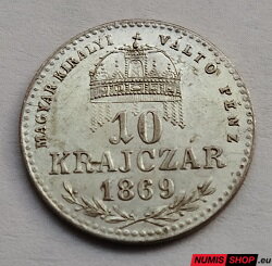 RU - František Jozef I. - 10 grajciar 1869 - KB