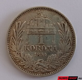 RU - František Jozef I. - 1 korona 1894 KB