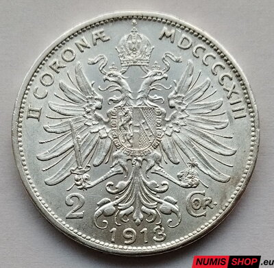 RU - František Jozef I. - 2 corona - 1913 bz