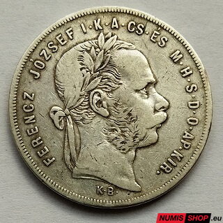 RU - František Jozef I. - 1 florin 1872 KB