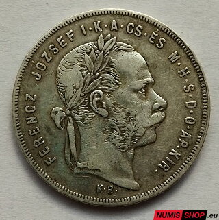 RU - František Jozef I. - 1 florin 1875 KB