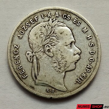 RU - František Jozef I. - 1 florin 1879 KB