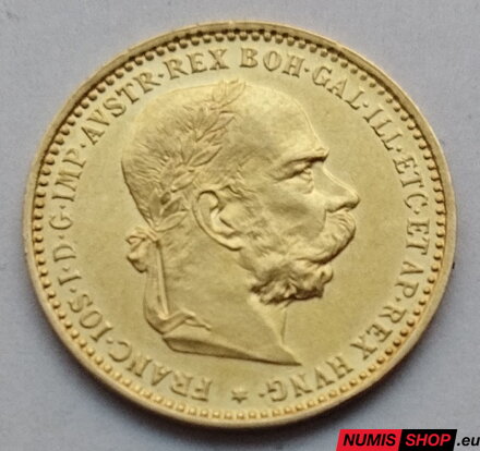 RU - František Jozef I. - 10 koruna 1896 bz