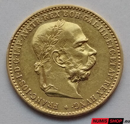 RU - František Jozef I. - 10 koruna 1896 bz