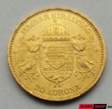 RU - František Jozef I. - 20 korona 1896 KB