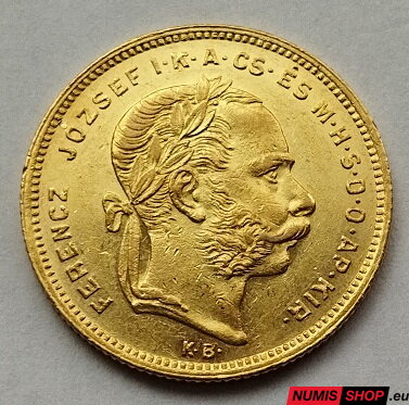 RU - František Jozef I. - 8 zlatník 1877 KB
