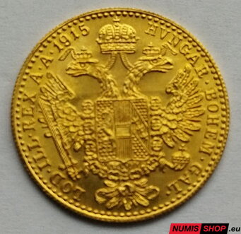RU - František Jozef I. - 1 dukát 1915 bz - novorazba