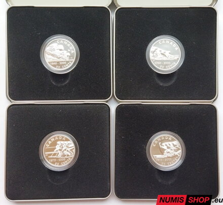 Kanada - 4 x 0,5 dollar (Ag) - 2000 - športy