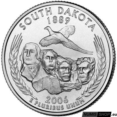 USA Quarter 2006 - South Dakota - D - UNC