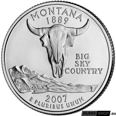 USA Quarter 2007 - Montana - D - UNC
