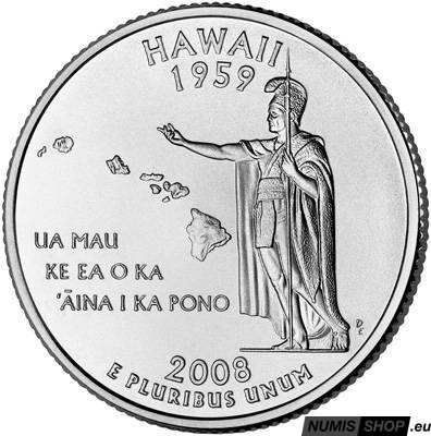 USA Quarter 2008 - Hawaii - D - UNC