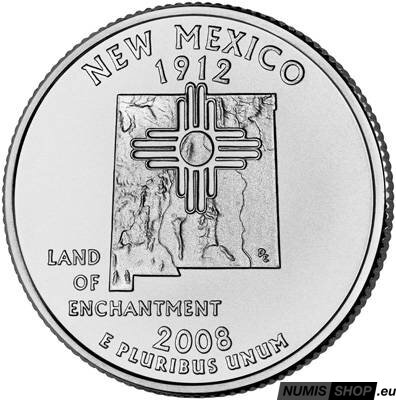 USA Quarter 2008 - New Mexico - D - UNC
