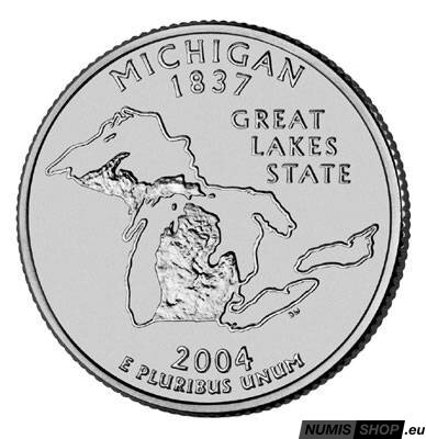 USA Quarter 2004 - Michigan - P - UNC