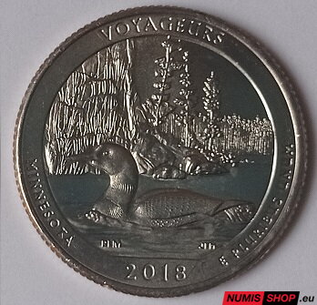 USA Quarter 2018 - Voyageurs National Park - D - UNC